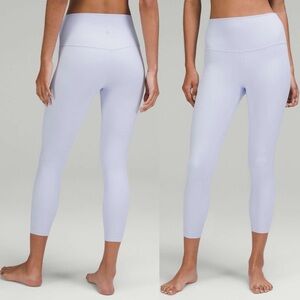 Lululemon Align High-Rise Crop Sz 6/21" In Pastel Blue